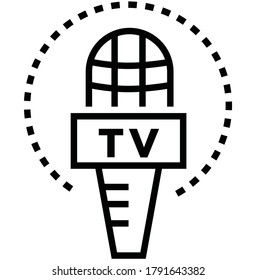 Microphone icon vector illustration flat design