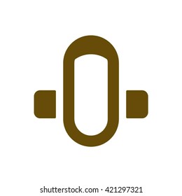 Microphone  icon, vector illustration. Flat design style