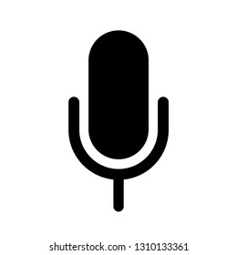 microphone  icon vector  illustration isolated on white background 