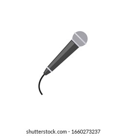 Microphone icon. Vector illustration. Isolated.