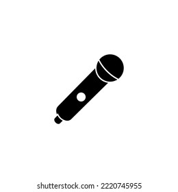 Mikrofon-Symbol, Vektorgrafik. Karaoke-Zeichen und -Symbol