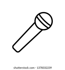 microphone Icon Vector Illustration Logo Template