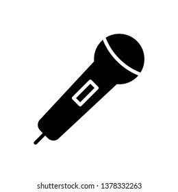 microphone Icon Vector Illustration Logo Template