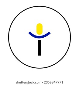 Plantilla de logotipo de ilustración de vector de iconos de micrófono para muchos fines. Aislado sobre fondo blanco.