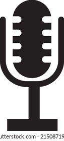 Microphone Icon vector illustration on white background..eps
