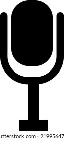 Microphone icon vector illustration on white background..eps

