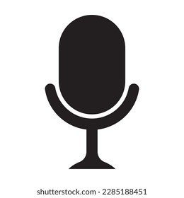 Microphone icon vector illustration simple design