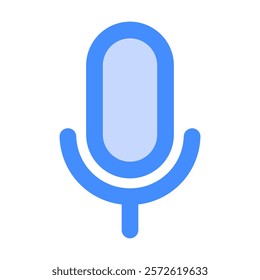 microphone icon vector illustration style