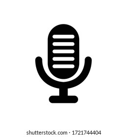 Microphone icon vector illustration symbol