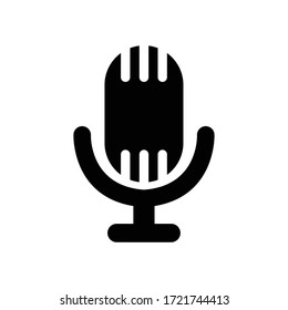 Microphone icon vector illustration symbol