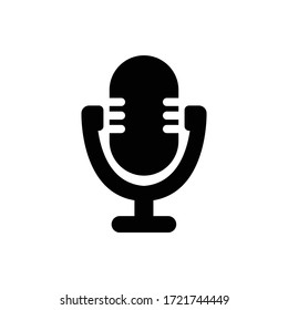 Microphone icon vector illustration symbol