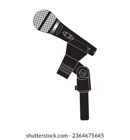 Microphone icon vector illustration symbol design