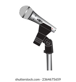 Microphone icon vector illustration symbol design