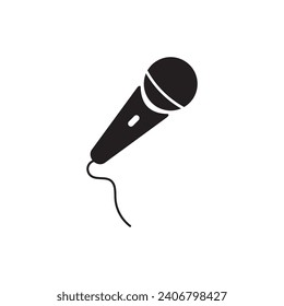 microphone icon vector ilustration logo design