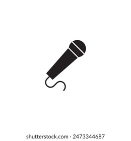 microphone icon vector ilustration logo design