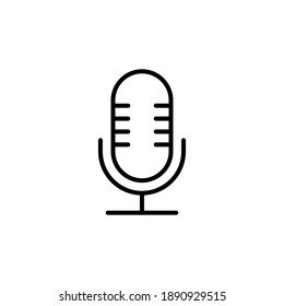 microphone icon vector. karaoke icon vector