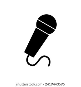 microphone icon vector. karaoke icon vector