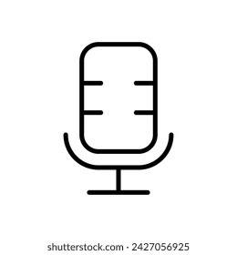 microphone icon vector. karaoke icon vector