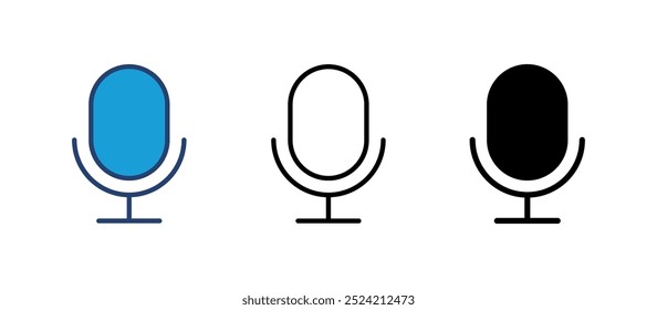 microphone icon vector. karaoke icon vector