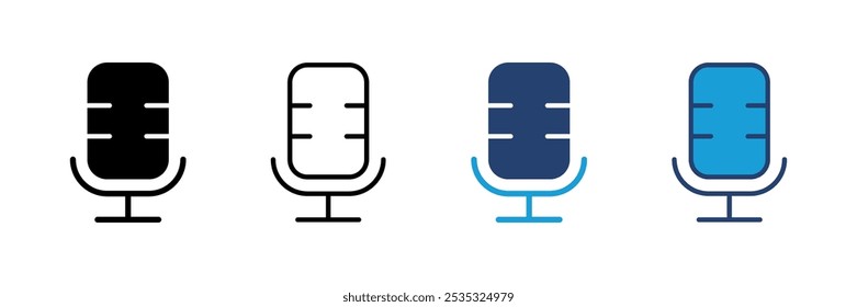 microphone icon vector. karaoke icon vector