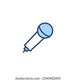 Microphone icon vector. karaoke sign and symbol