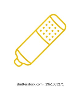 Microphone icon vector - Line art