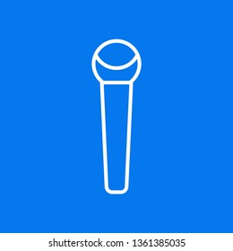 Microphone icon vector - Line art