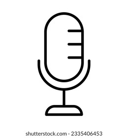 plantilla de diseño de logotipo de icono de micrófono
