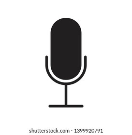 Microphone icon vector logo template