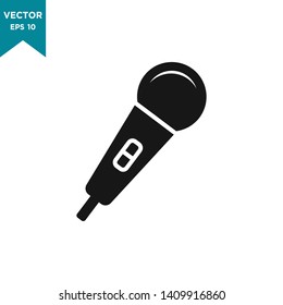 microphone icon vector logo template 