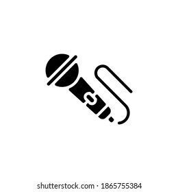 Microphone  icon in vector. Logotype
