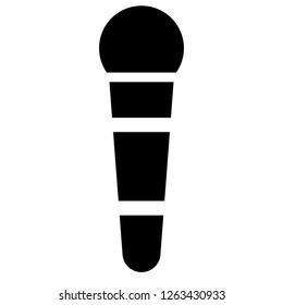 microphone icon vector. mic illustration sign. Karaoke symbol. Audio logo
