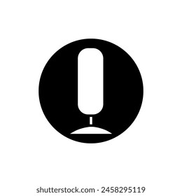 Microphone icon vector. mic illustration sign. Karaoke symbol. Audio logo.