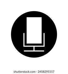 Icono de micrófono Vector. Ilustración de micrófono. Símbolo de karaoke. Logo de audio.