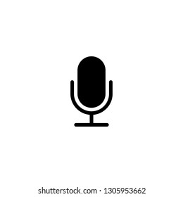 Microphone Icon vector. Mic sign. Karaoke microphone icon. Broadcast mic sign