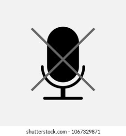 Microphone icon vector sign