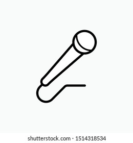Microphone Icon - Vector, Sign and Symbol for Design, Presentation, Website or Apps Elements.