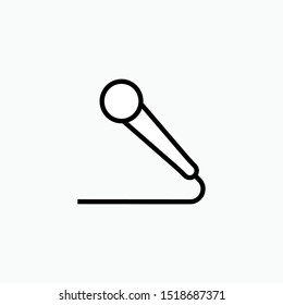 
Microphone Icon - Vector, Sign and Symbol for Design, Presentation, Website or Apps Elements.