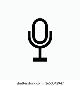 microphone icon vector sign symbol isolated