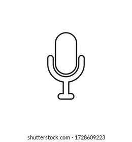 microphone icon vector sign symbol isolated