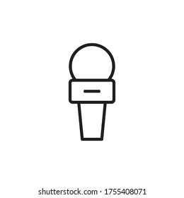 microphone icon vector sign symbol isolated