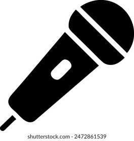 Microphone icon, Vector Sign or Symbol