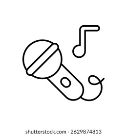 Icono de micrófono Vector Ilustración de stock
