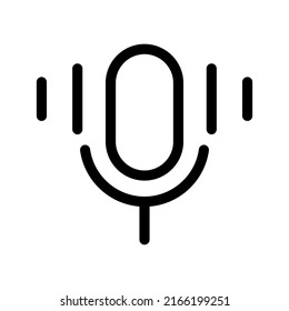 Microphone Icon Vector Symbol Design Illustration