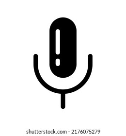 Microphone Icon Vector Symbol Design Illustration