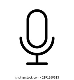 Microphone Icon Vector Symbol Design Illustration