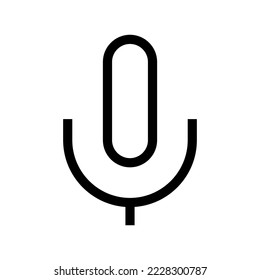 Microphone Icon Vector Symbol Design Illustration