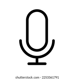 Microphone Icon Vector Symbol Design Illustration