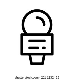 Icono de micrófono Ilustración de diseño de símbolo de vector