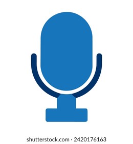 Microphone icon vector symbol design